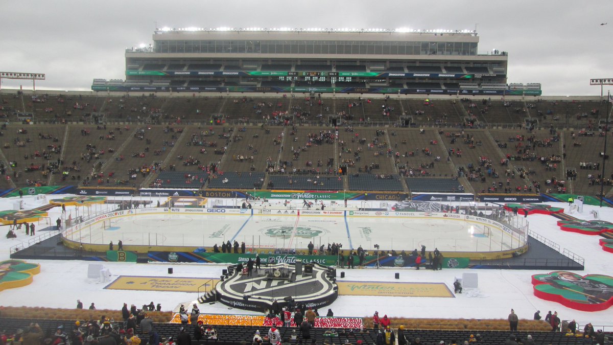75. Notre Dame Stadium, South Bend, IN. Home of the 2019 Winter Classic. A great setting for this annual event, which went well for the visiting Jesus. My re-christening of Touchdown Jesus as "Goal-Celly Jesus" didn't stick.