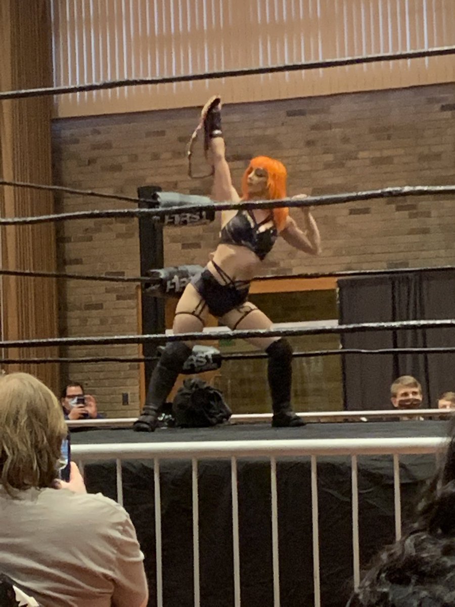 Mick_Marvel86's tweet photo. So much fun being a LIVE show again. Thank you @f1rstwrestling #TheReturnPart1 @priscillakelly_ @arikcannon @officialairwolf @lucha_angel1 https://t.co/aTWdip9u3J