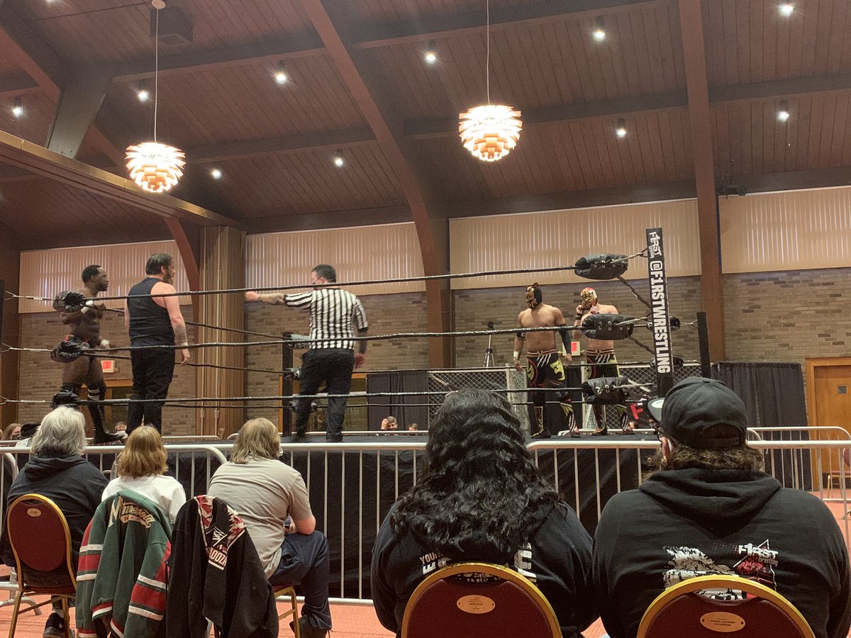 Mick_Marvel86's tweet photo. So much fun being a LIVE show again. Thank you @f1rstwrestling #TheReturnPart1 @priscillakelly_ @arikcannon @officialairwolf @lucha_angel1 https://t.co/aTWdip9u3J