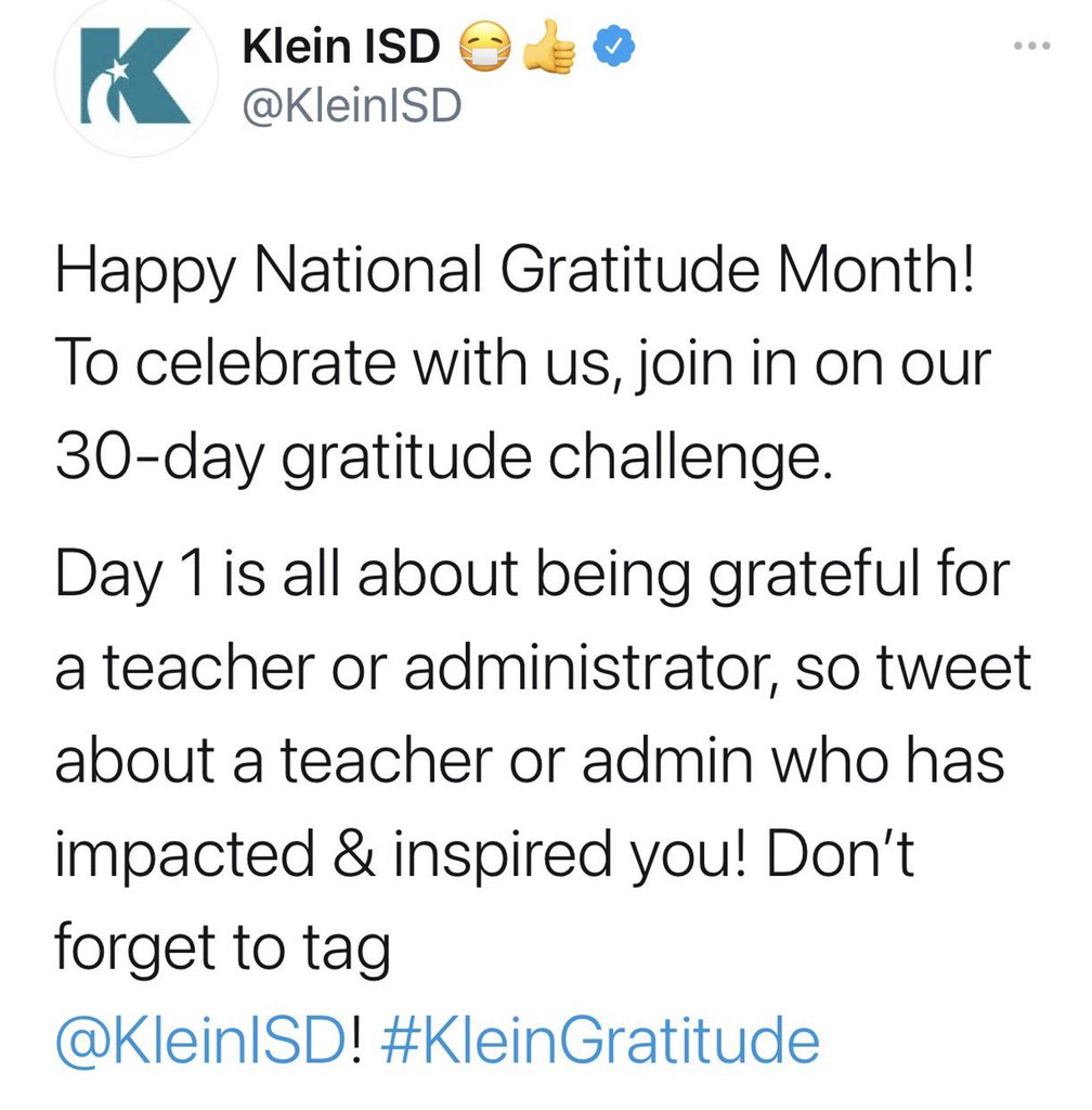 @blakemuskiet thank you for being the best AP partner for the last 6 years! I appreciate you and your dedication for our kids! #partners #GratitudeMonth @KleinHigh @KleinISD