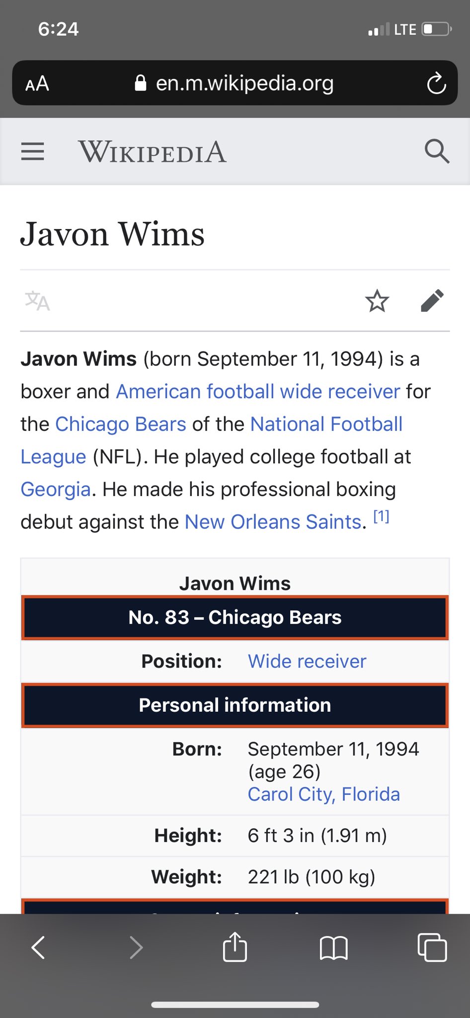 Wikipedia vandalism (Part 3: Football special!)
