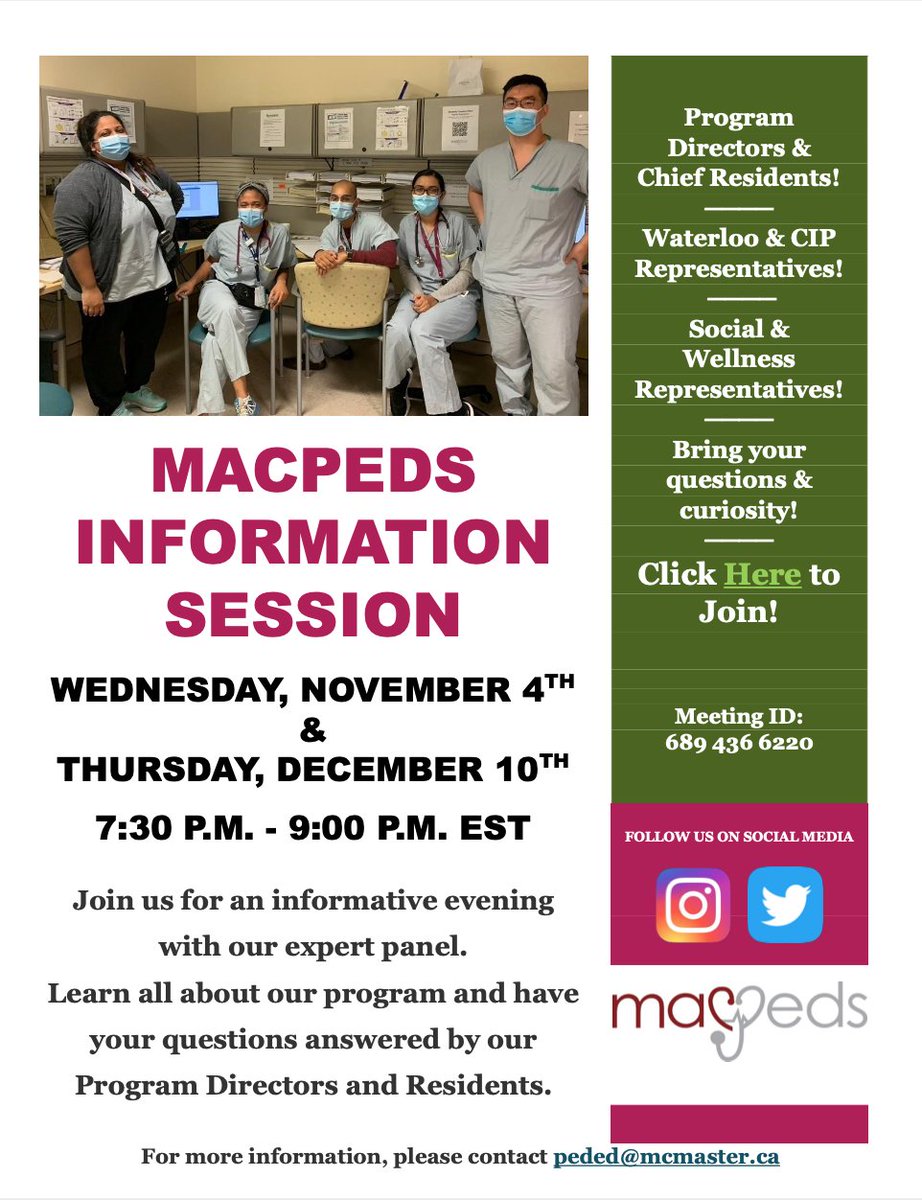 mac_peds's tweet image. Our info session is coming up this Wednesday! Looking forward to seeing you there!
us02web.zoom.us/j/6894366220