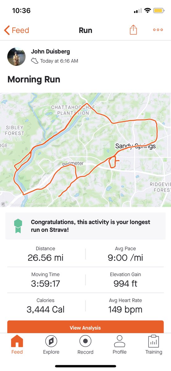 Decided to create my own marathon this morning!