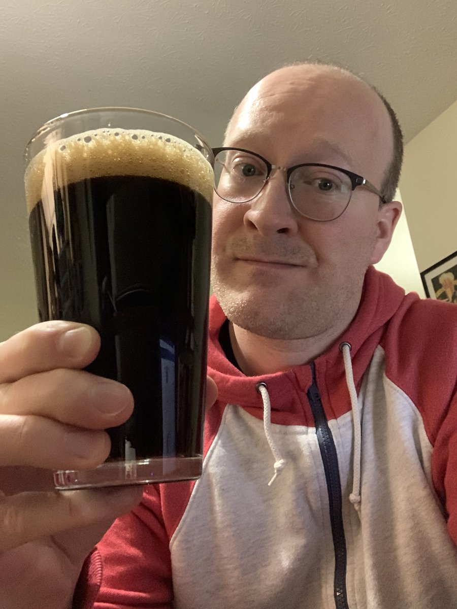 RealBMaxwell's tweet photo. Think itโs my last one today, #NowhereInParticular Batch 039 Imperial ๐ซ๐๐ฅ Stout is always tasty! #ohiocraftbeer #craftbeer ๐๐บ๐๐บ๐ธ @WhiskeyCyclist @DawgPoundEast @Mike____kelly @impopsy @CATbrew13 @wildjhovall @Geek_girl38 @RealAleBloke @Claus1974 @IlsonBeer @thburne https://t.co/SXIwIL19Oi