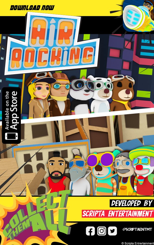 scriptaentmt's tweet photo. #AirRocking, is available on the Apple ‘s App Store .

Download: https://t.co/8JeFQPbRj2

made with @buildbox #Nocode #action #adventure #indiegame #apple #arcade #AppStore #appstore #iphone #ipad https://t.co/pHBfIOY4D6