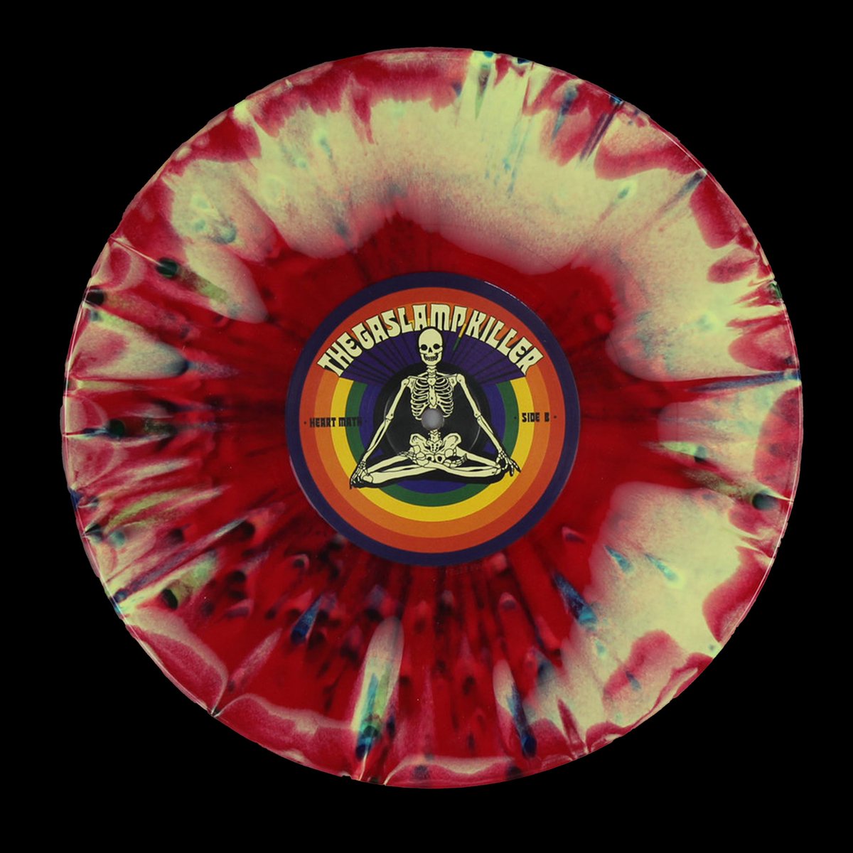 CUSSRECORDS's tweet photo. Ultra Deluxe Heart Math “Piña y Fresa” 4 color tie dye swirl vinyl moving fast! Just shipped 300 copies, so for those of you who purchased expect them to arrive soon! A few left on https://t.co/AehfxH6ZvA also available on the GLK Bandcamp page, Fat Beats, Bleep or HHV! ❤️🔥❤️ https://t.co/n5mwgjqJgO