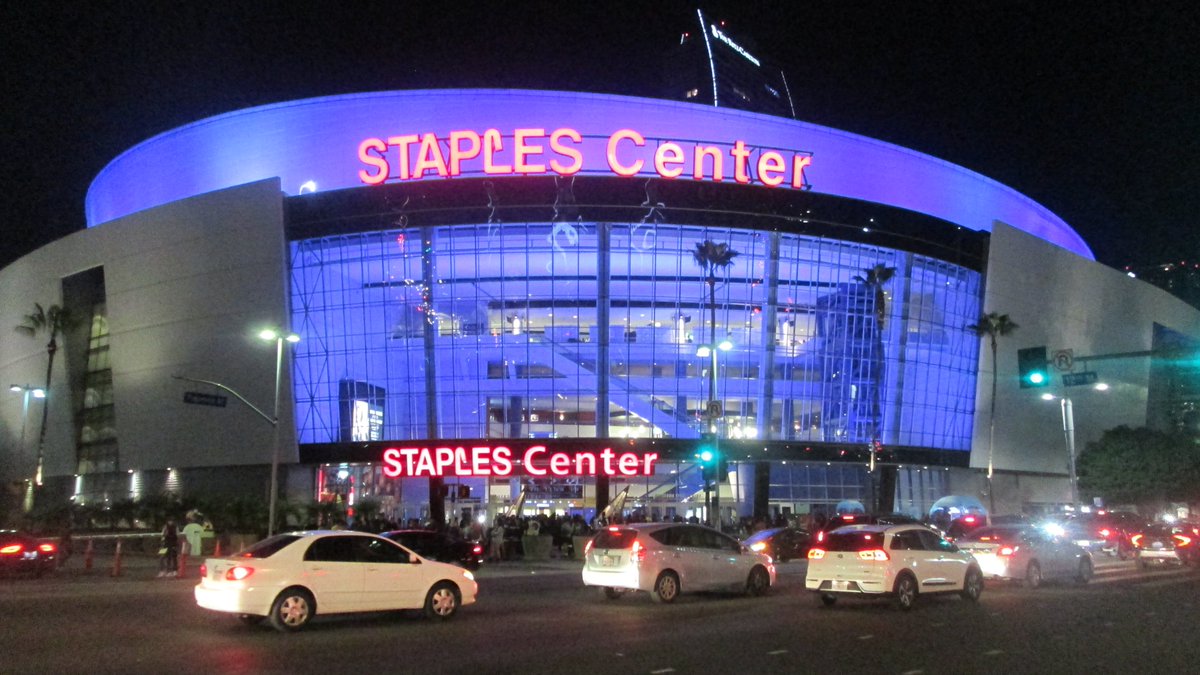 81. Staples Center, Los Angeles, CA. Home of the  @LAKings. We were at the game right after Kobe Bryant's death, so hard to judge the atmosphere. The outpouring of grief on this day was simply indescribable. It's a very nice facility, though, but middle of the NHL pack for me.