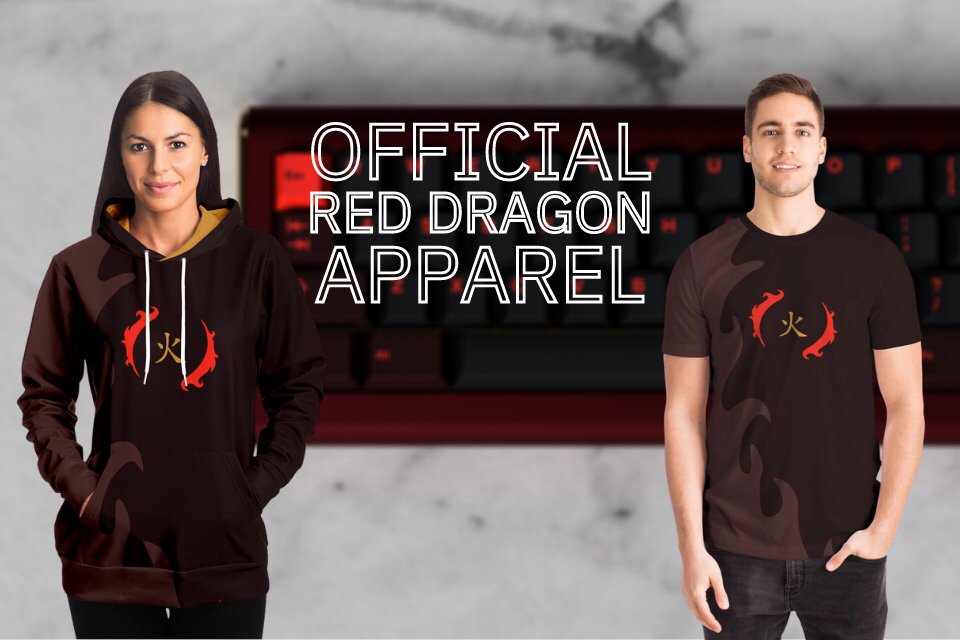 KeebNerd's tweet photo. Last few hours to get your Red Dragon Apparel. Don’t forget to use code RENSUYA to get 10% OFF!
Link in bio. 
https://t.co/lEbg7pEmQu https://t.co/IKu6DMCdnS