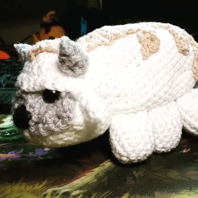 HalliBerry6's tweet photo. Do you want an appa? A sloth friend? A funnee monkee????? Come to my etsy shop and drop me an order, I'll hook you up ๐ https://t.co/MupuAOtVXO #amogurumi #meme #funneemonkee #appa #atla #sloth https://t.co/eJoTy272h0