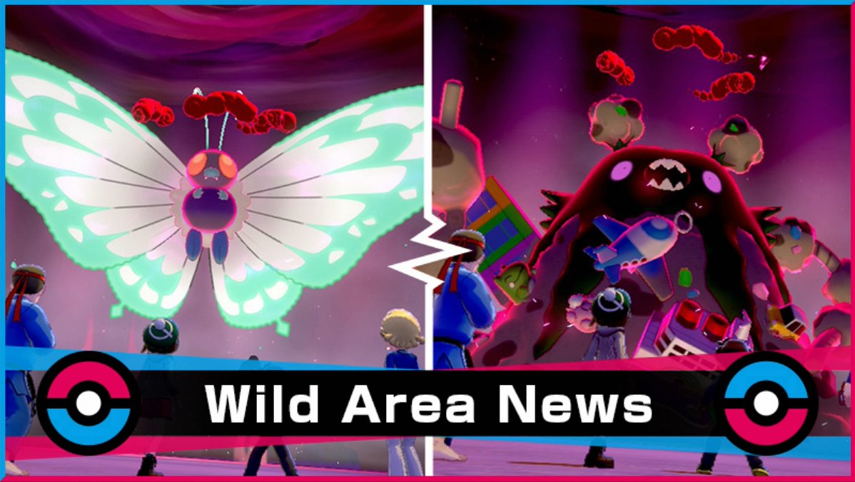 Serebii Net On Twitter Serebii Update The Pokemon Sword Shield Max Raid Battle Events Have Shifted Adding Various Pokemon Including Gigantamax Garbodor Butterfree And More Details Are Being Added Https T Co Gdbxkhsvkt Https T Co Sm5cgn30wp