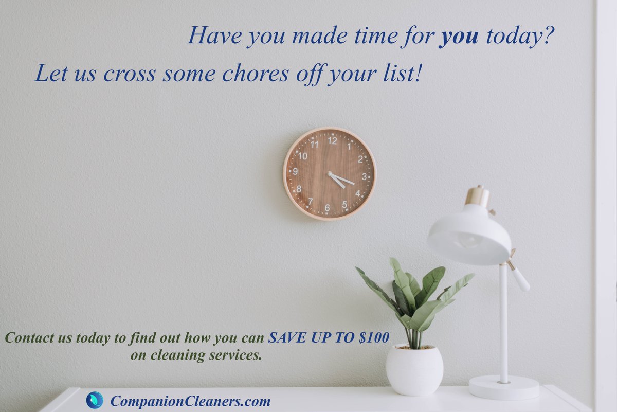 CompanionClean1's tweet image. Find out how we can make time for you!
#CompanionCleaners #GreenBay #ProfessionalCleaners #localbusiness 
CompanionCleaners.com