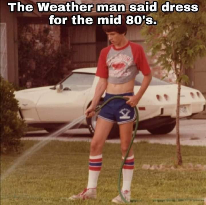 Hahaha 😂😂 #80sHumor Seriously though, if you grew up in the ‘80s....you wore those socks! #80sLife