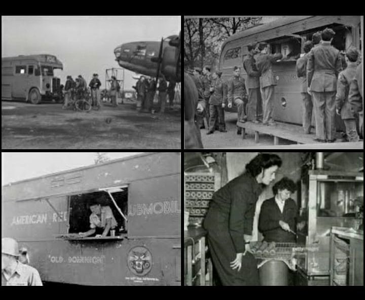 The American Red Cross Clubmobile Service was created during WW2 to provide servicemen with food, entertainment, and "a connection home"The original Clubmobiles operated from 1942 - 46, travelling throughout Britain & Europe. 1/