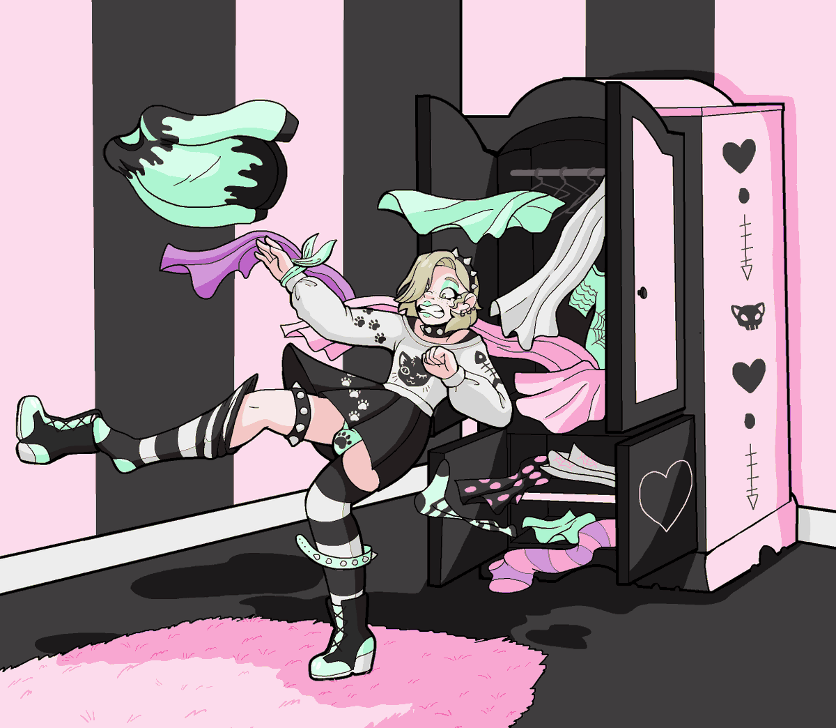 SelkieP's tweet photo. Living fashion is all the rage these days~
#sissification #dollification #femboy https://t.co/ZYjQXbBCF8