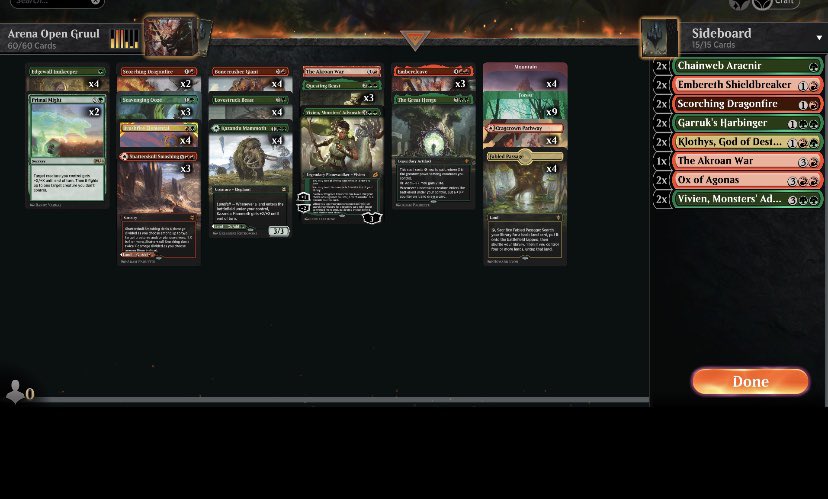 7-0 Day 2 of the arena open with Gruul adventures!
<a href="/ArenaDecklists/">Arena Decklists</a> <a href="/mtgazone/">MTG Arena Zone</a>