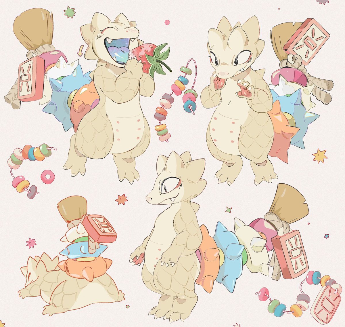 CreationCreater's tweet photo. My baby, my angel, my precious Trinket 🌸 
Left by @beasunnyhoney right by @sorochii_ 💜 https://t.co/MdX1rEF2Aq