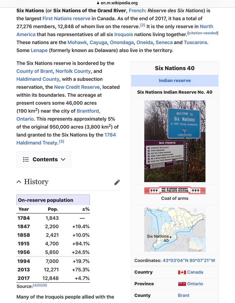 Stay with me here.... Frederick Haldimand(British soldier)is the one that gave a massive chunk of the land now known as Ontario to Six Nations.RIGHT NOW THE NATIVES ARE FIGHTING FOR THIS LAND. Remember the cop car recently bashed in by a few native thugs?  https://en.m.wikipedia.org/wiki/Haldimand_Proclamation
