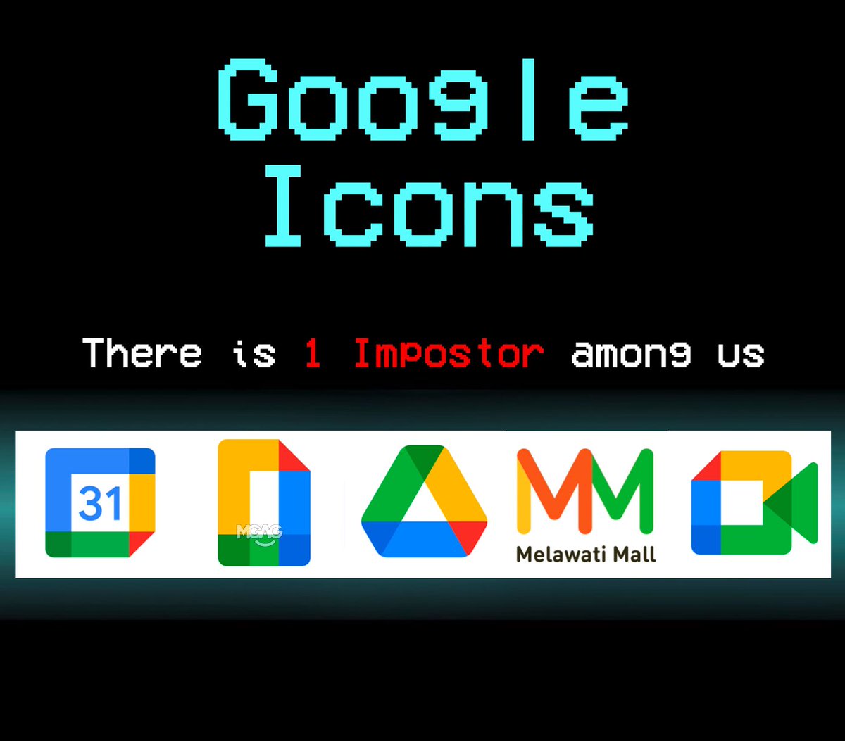 UX_Bucket's tweet photo. Try to find the imposter, bet you can't 😏😂
#uxbucket #googleicons #Google https://t.co/Qxh7ORZHjT