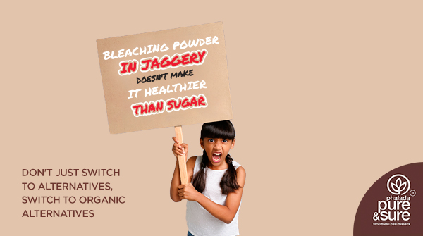 pureandsure's tweet image. Ever wondered why the jaggery you consume turns mushy so soon? It is because of bleaching powder residues in it. How does that make it healthier than sugar then? 

At Pure and Sure, we believe that everyone on this planet deserves clean food!

#cleanfoodmovement #jointhemovement