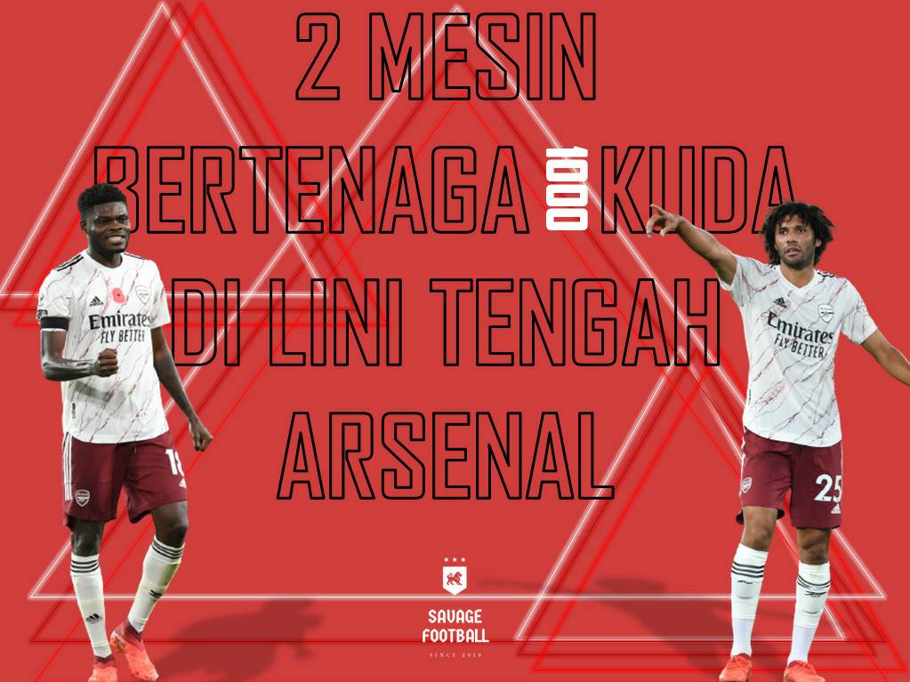 Bak mesin dgn tenaga 1000 kuda pada mobil supercar yg menambah performanya, Thomas - Elneny menampilkan hal serupa di laga vs MU. Penampilan mereka yg prima membuat performa lini tengah Arsenal solid malam tadi. Apa kerja mereka?

[A THREAD]

Big thank buat yg sudah retweet 🔥