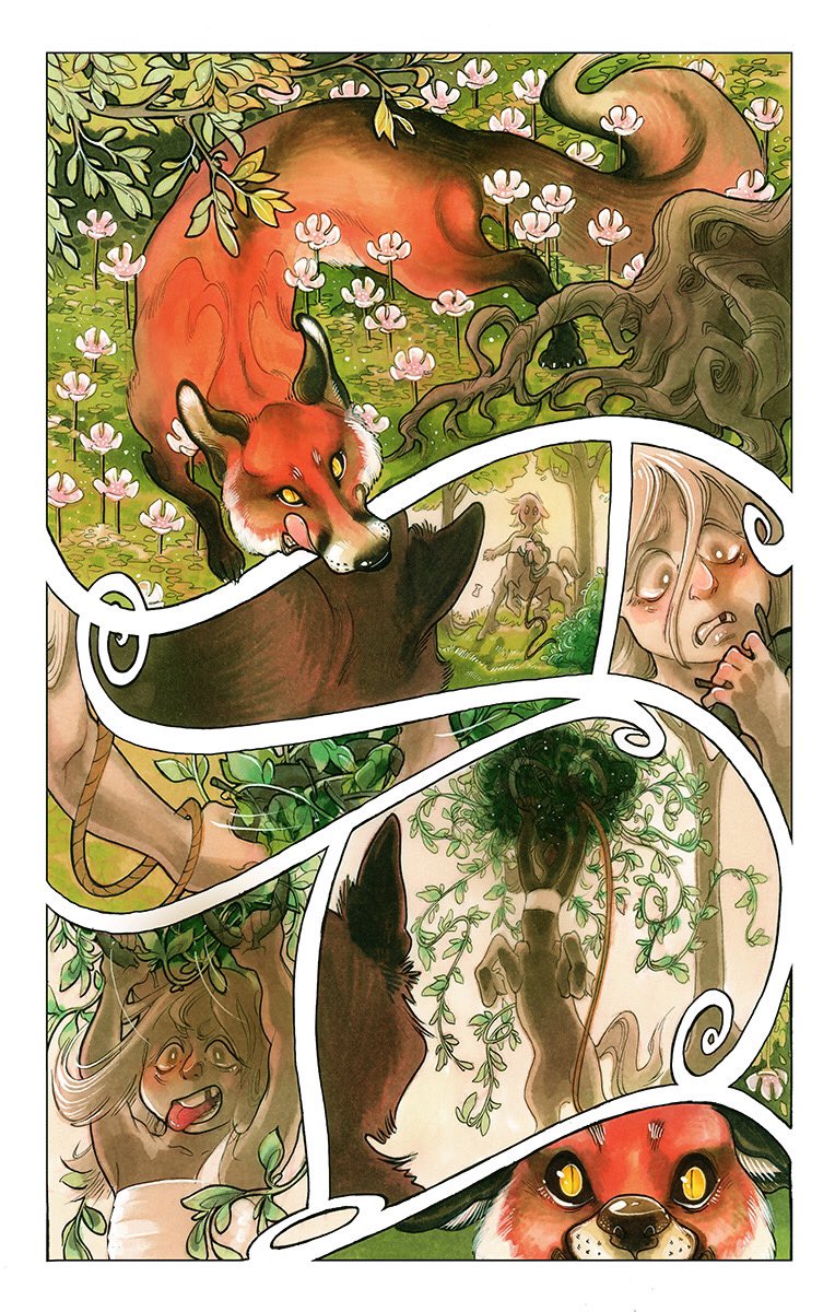 wow, my comic Lost Honey is 4 years old (and just surpassed 200 pages) today!

it's about being lost, centaurs, monsters and magic :3 maybe give it a look if you haven't already and to those who have been reading, thank you so much!

✨????✨

https://t.co/ArQ2zCwKxm 