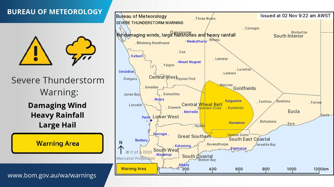 Bureau of Meteorology, Western Australia BOM_WA Twitter Analytics