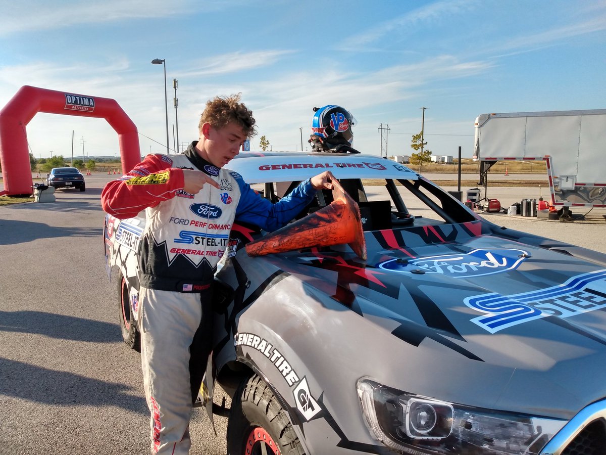 ThatPirateGuy's tweet photo. @Chrispolvoorde Figured you'd want the pics of your most prestigious award! Great meeting you today and love watching you work! #ConeKiller 

#COTA #OptimaWorldChampionshipAutocross #Optima https://t.co/h9OeE0K3J8