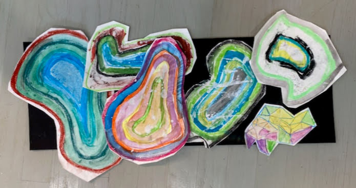 mchughpmtlib's tweet image. A geode can take thousands or event a million years to form..... or just one of our STEAM Themed Art Classes!  What an amazing work of art, Nate!  #LibraryPrograms #LibraryArtClass #MineralsandGeodes #STEAMArt #ArtandScience #McHughPiermontLibrary #PiermontNY