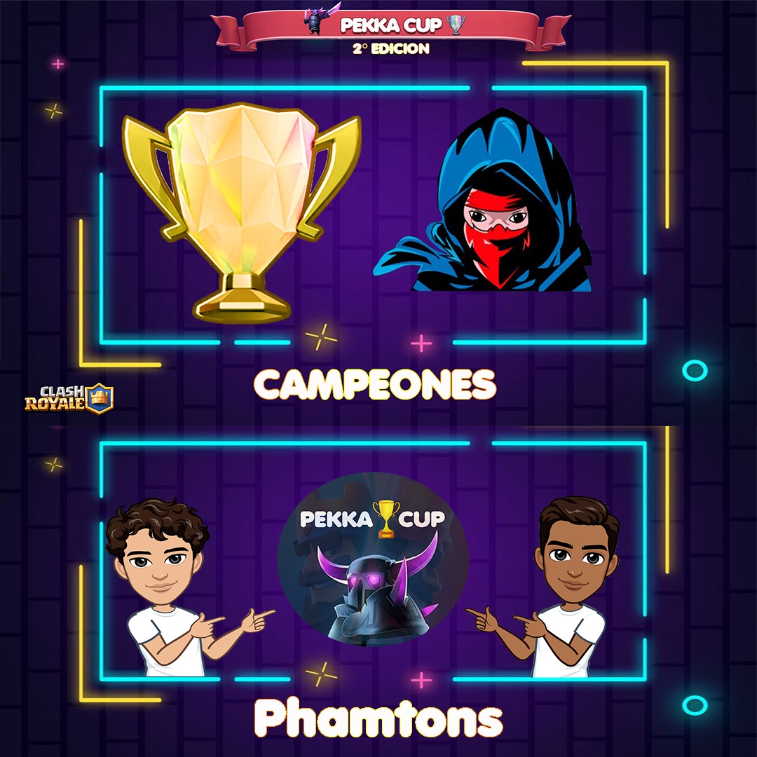 PekkacupC's tweet photo. ¡Phantoms Campeón!

Hoy se terminó la Pekka Cup 2 coronando a @phantomscr_gg como flamante campeón!

En un partidazo de ensueño plagado de emociones, @PhantomsCR_Gg  venció a @TeamTroll_ec  por 3-2 para alzarse con el título

¡Felicidades a los campeones! https://t.co/KVZyCHcA6N