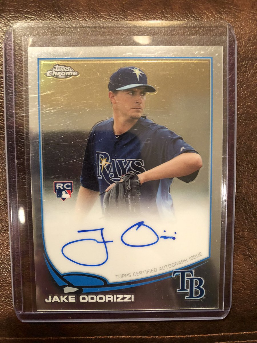 tlschwerz's tweet photo. Maybe he’s back with the #MNTwins, maybe not. Either way it was a good run.

Wish @JakeOdorizzi good luck in free agency!

His 2013 @Topps Chrome rookie autograph could be yours!

RT to enter, must be following to win. https://t.co/qyDOxOzt1F