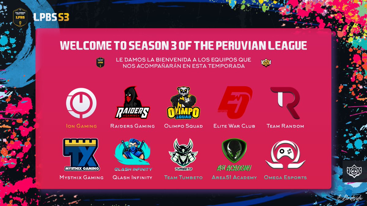 #LPBS | #SEASON3 

Acá tenemos a los 10 equipos que disputarán el título nacional en esta nueva temporada. 

¿Quieres conocer los roster de los equipos? Si este post es muy apoyado tendremos cada uno de ellos 🥳🇵🇪