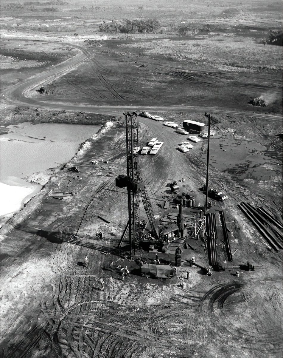 These others were taken on 8th Jan 1963. These are test piles being driven before actual ground work of the VAB began.