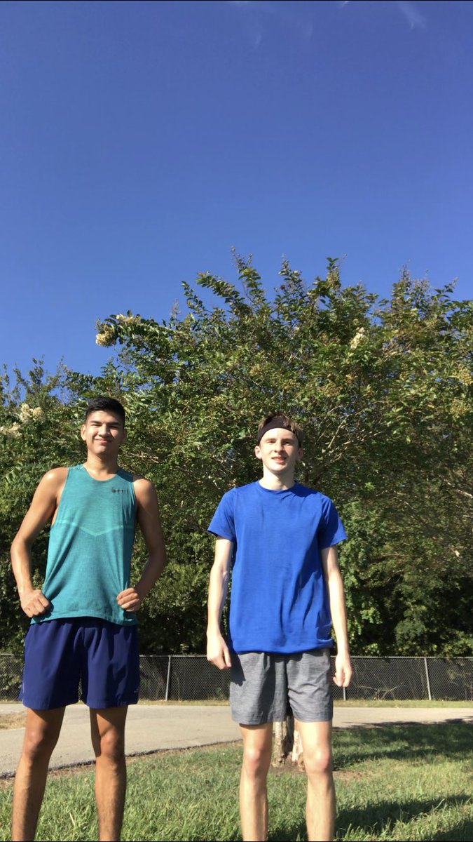 JakeCruz04's tweet photo. Regional Bound! We’re not done yet, so we put in a long run today. #successisearnednotgiven @PMHSDistance @SchreinerXC_TF @BuilderXCTF @GoChoctaws_XCTF @mcmurry_tfxc @UTRGVTrackField @VWUXCTF @UDallasCCTF https://t.co/9gxaJOc9cl