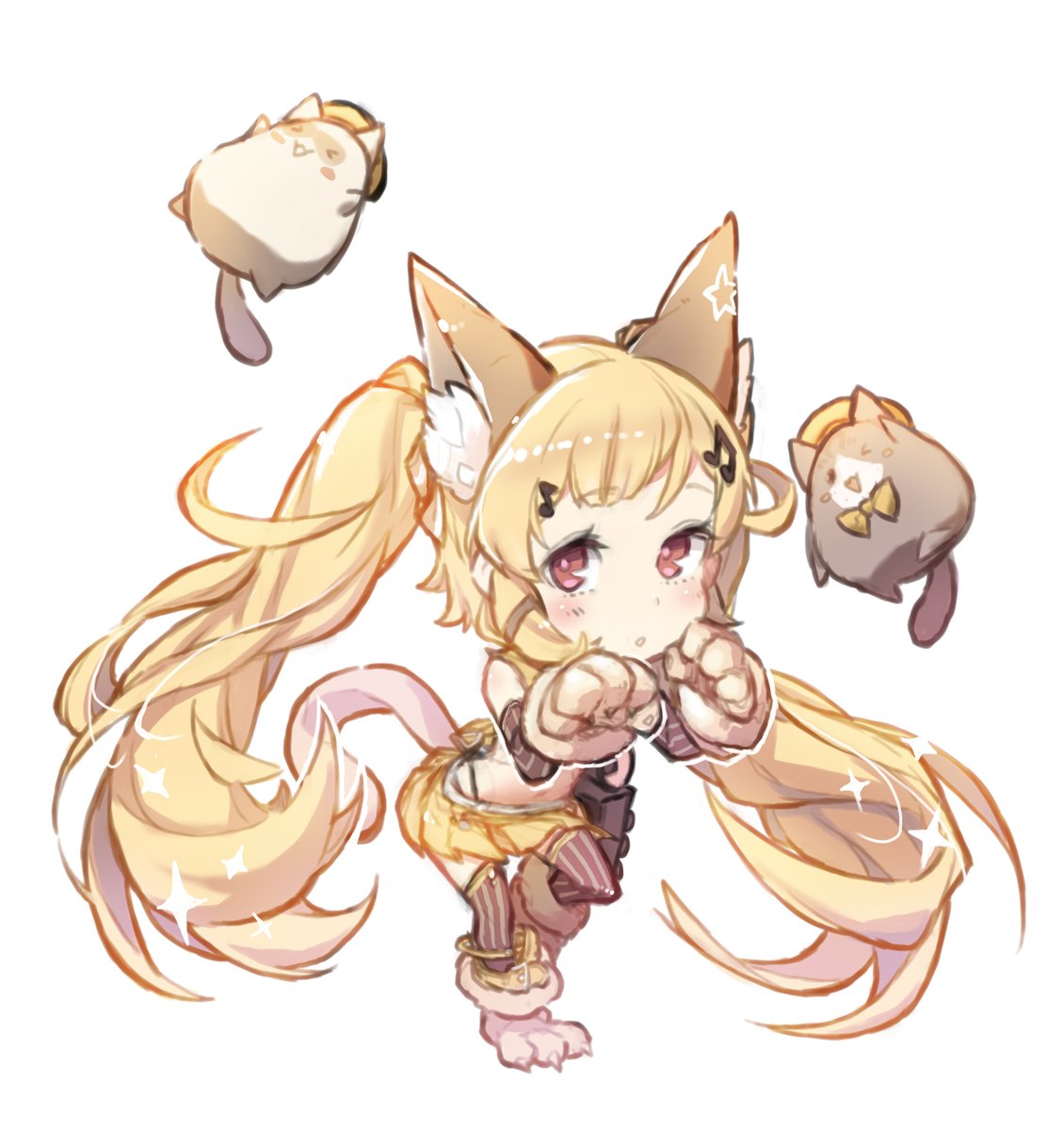 アズレン エルドリッジとニャンニャンたちのアイドルモード アズールレーン ねこまんま先生のイラスト