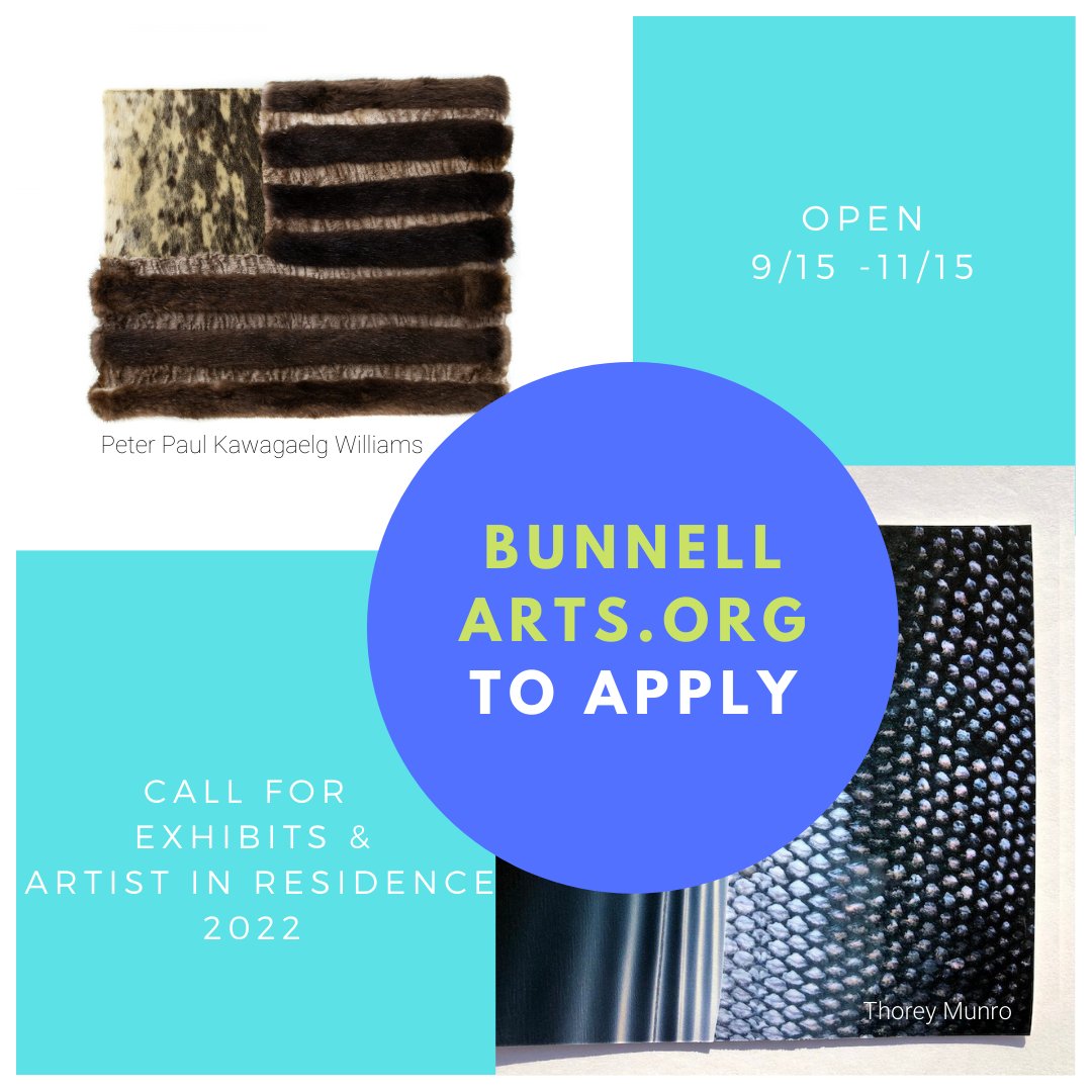 BunnellArts's tweet photo. November at Bunnell: Calls, Calls, Calls! Apply for Exhibits, Artist in Residence and Community Supported Art Box Programs, apply by November 15- https://t.co/KSXcPVTkjg https://t.co/D7XCBatYv9