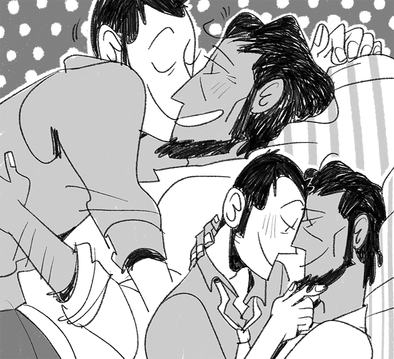 treasuremyass's tweet photo. Lupin likes to make Jigen laugh 💗 https://t.co/jVbkIeaZZx