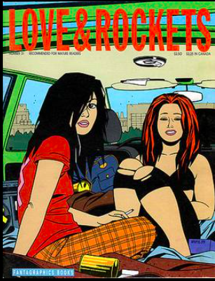 4. I've lost track of how many of the Hernandez kids been artists and musicians. The two most famous, of course, are Gilbert and Jaime, who have for 4 decades drawn comics under the umbrella title Love and Rockets.