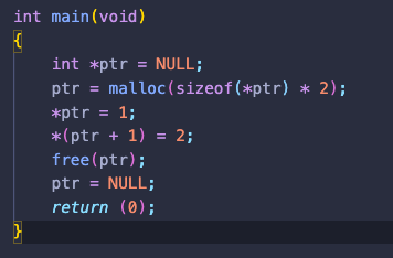 aristizabaru's tweet image. To avoid Dangling Pointers remember always reset them to NULL after deallocating the memory. #100DaysOfCode #CisFun