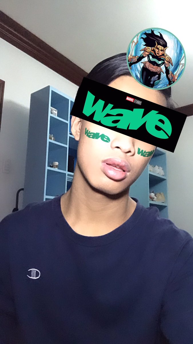 fanboyca's tweet photo. Y'all try the #wavefilter on Instagram by my friend @queeniejemma. Feel free to follow the ig account of the Wave Campaign @/wavemarvel and use the official campaign hashtags! Let's make our voices be heard. Together, we can #BringWavetotheMCU! #NadineLustreAsWave 🌊 https://t.co/zfKrQtRuiy