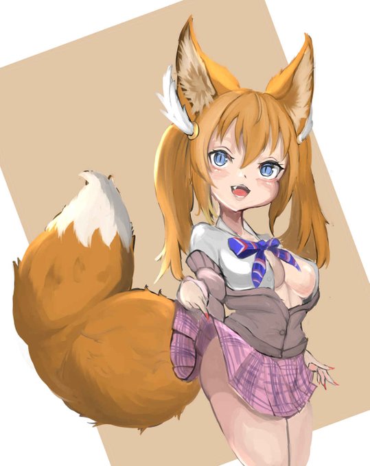 skeb納品しました!
もふもふましましエリーン 