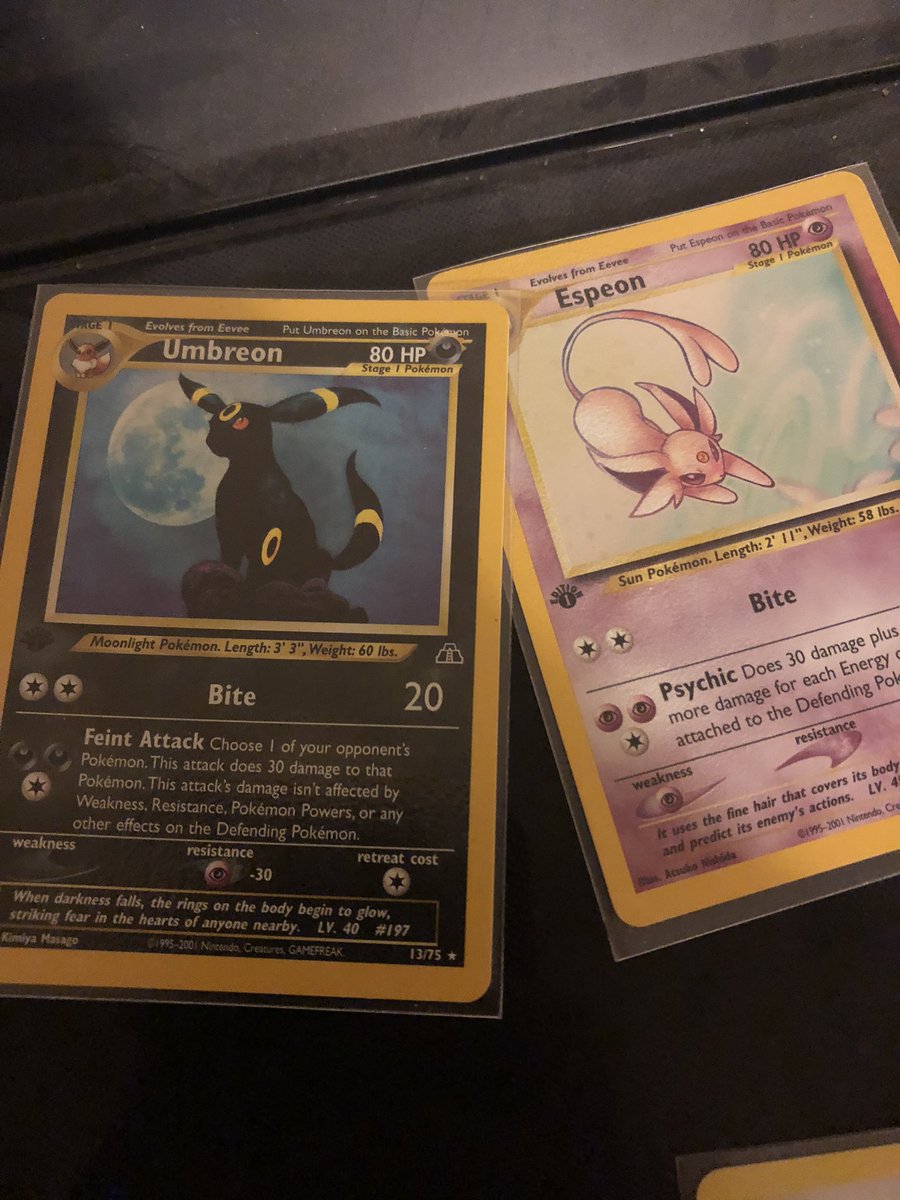 Overwatcher24's tweet photo. @Rhymestyle Hey man I don’t know much about tcg worth, and online prices seem to vary a lot, do u know if these cards are worth anything? The tcg hype today made me look back at my old binders. https://t.co/YMsuSGJmuW