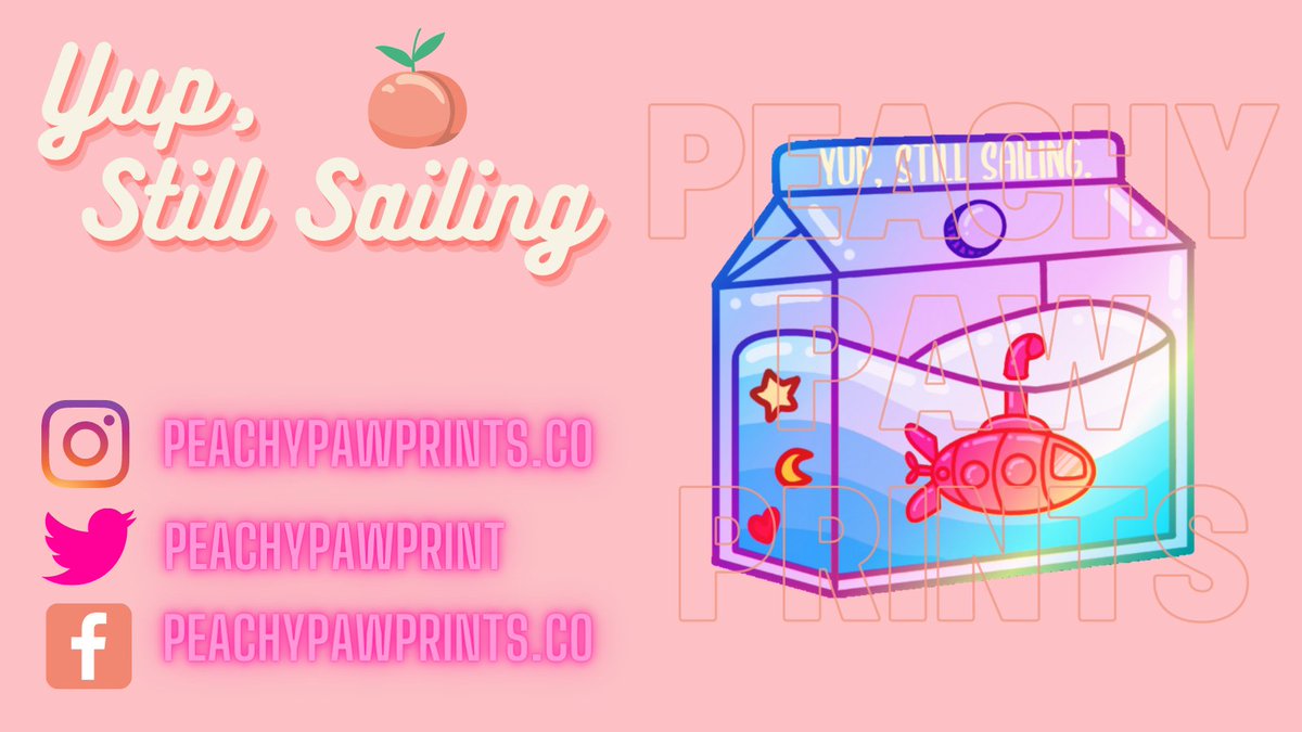 NEW 🍑 YUP, STILL SAILING! AVAILABLE ONCE MY SHOP OPENS SO STAY TUNED ✨ #stickers #aesthetic #smallbusiness #stickershop #journaling #inspiration #business #journal #stickerpack #stickerart #stickeraddict #stickerdesign #stickerartist #artjournals #designer #fandom #kpop #bl