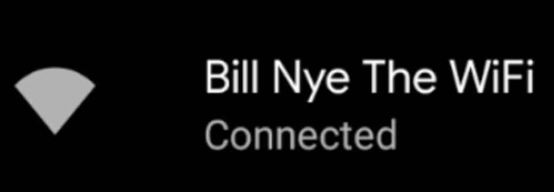 midgisms's tweet photo. It's officially home when the wifi connects. #billnye #sciencenerds #movingsucks https://t.co/7l8YwEc6U7