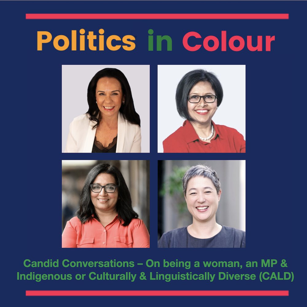 WomenElectionOz's tweet photo. Candid conversations with Women of Colour politicians
Register now: https://t.co/B47yWqNtYt
This free panel discussion including some of the country's most prominent culturally diverse female politicians.
#politicsincolour #auspol #politics #nuptothecup #cald https://t.co/VwjFOnbViy