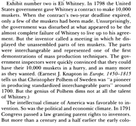 Take, for example, the famous Jamestown colony. They were subject to harsh selection pressures and those who survived became a “creative minority” that included Benjamin Franklin.