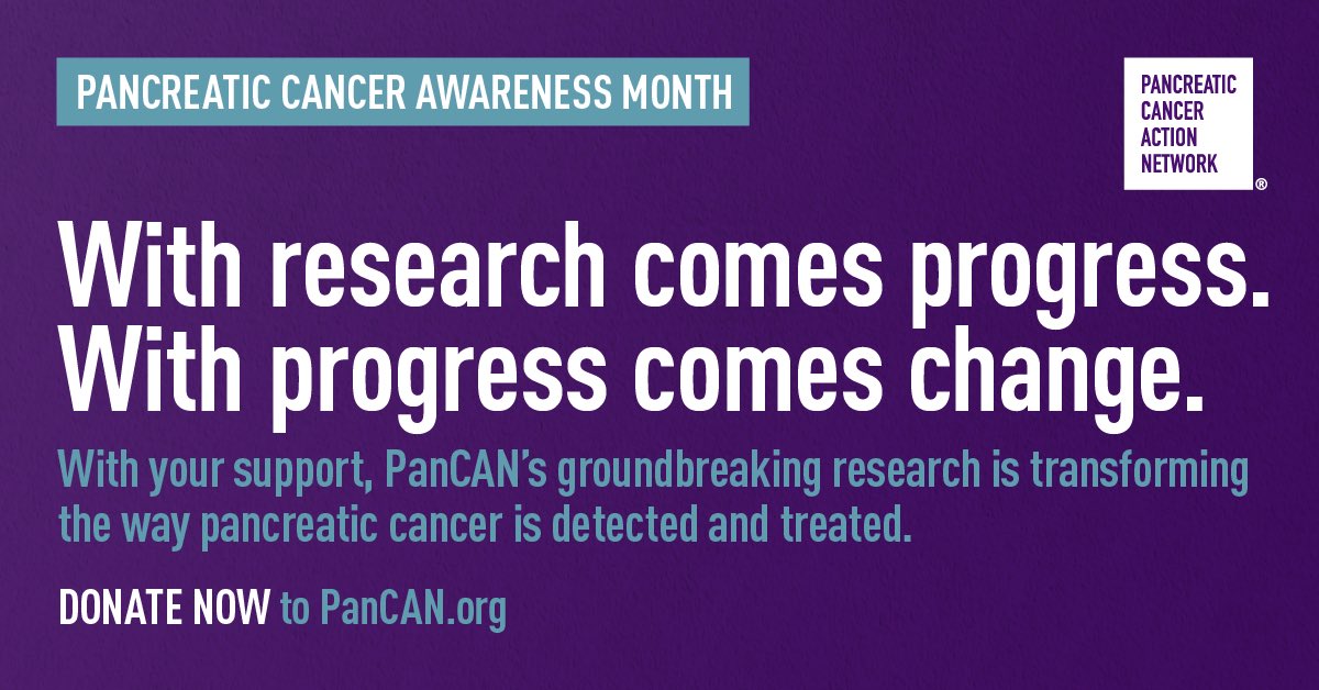 PanCANUtah's tweet image. Pancreatic Cancer Awareness Month is here! @PanCAN has invested millions of dollars into #pancreaticcancer research and is taking bold steps to make progress on this devastating disease. Are you ready to spread the word about pancreatic cancer all month long? #PanCANforProgress