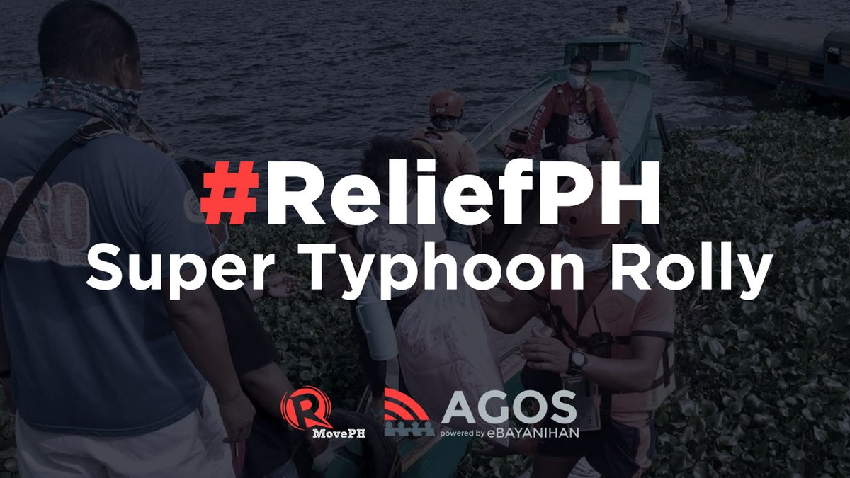 MovePH's tweet image. After #RollyPH has devastated most of the Bicol region, groups have launched donation drives that aim to help the Filipinos affected by the world’s most powerful tropical cyclone in 2020. 

Here’s a thread of #ReliefPH initiatives: