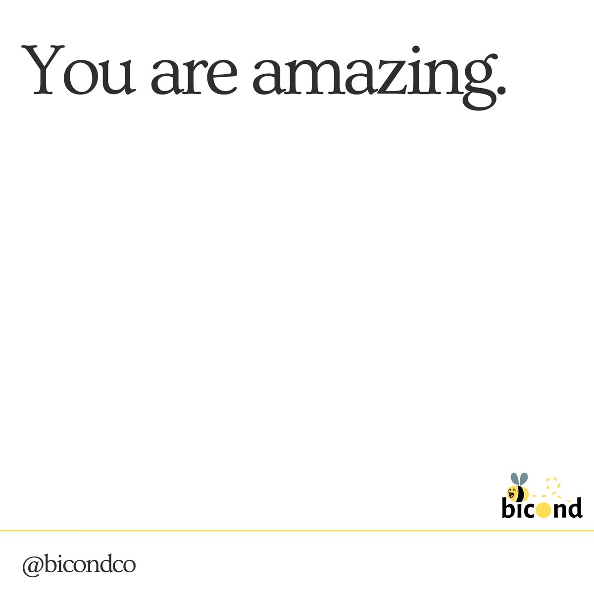 BicondCo's tweet photo. Truly #mondaymotivation https://t.co/HpP89ZIdjX