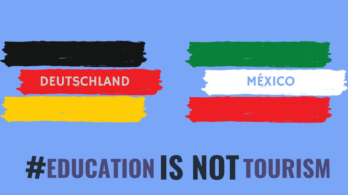 MEXDEUStudenten's tweet photo. #EducationIsNotTourism Mexican and Iranian students need your help urgently! #visas 🇲🇽🤝🇩🇪 @GermanyinIran @AlemaniaMexi #PeterTempel @SRE_mx @m_ebrard @AnjaKarliczek @HeikoMaas @BMBF_Bund @GermanyDiplo @AuswaertigesAmt @derspiegel @DAAD_Germany @DAADMexico @HRK_aktuell https://t.co/XDEn5NRaYE