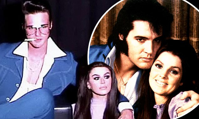 Kaia Gerber and Jacob Elordi as Elvis and Priscilla Presley